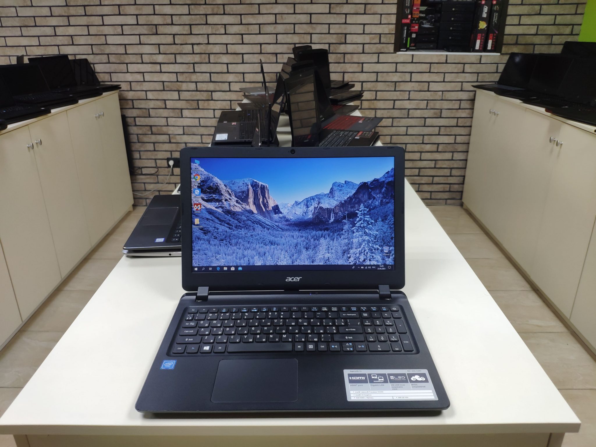 Открыть ноутбук acer aspire 3